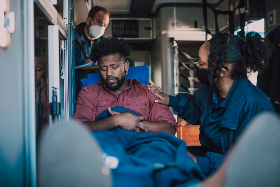 Illustration du métier de Ambulancier / Ambulancière