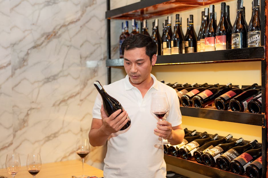 Illustration du métier de Chef sommelier / Cheffe sommelière