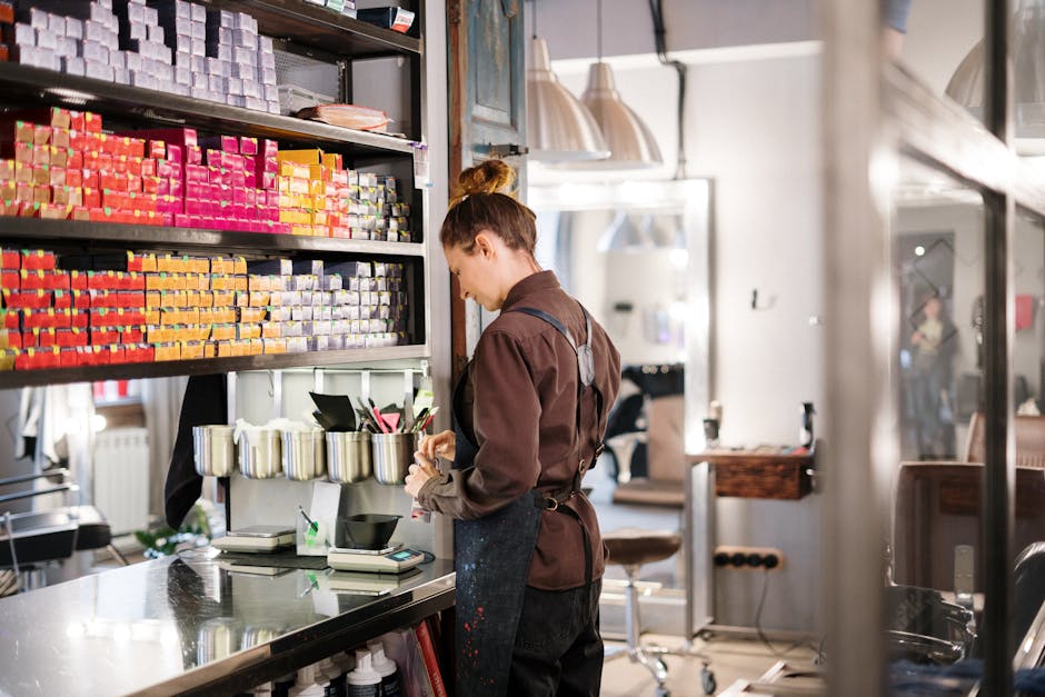 Illustration du métier de Coiffeur / Coiffeuse