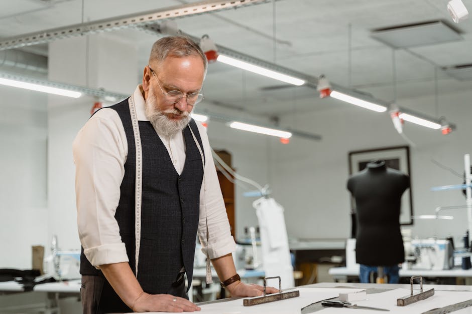 Illustration du métier de Couturier industriel / Couturière industrielle de l'habillement