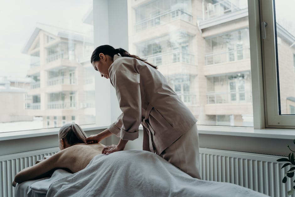 Illustration du métier de Masseur / Masseuse bien-être