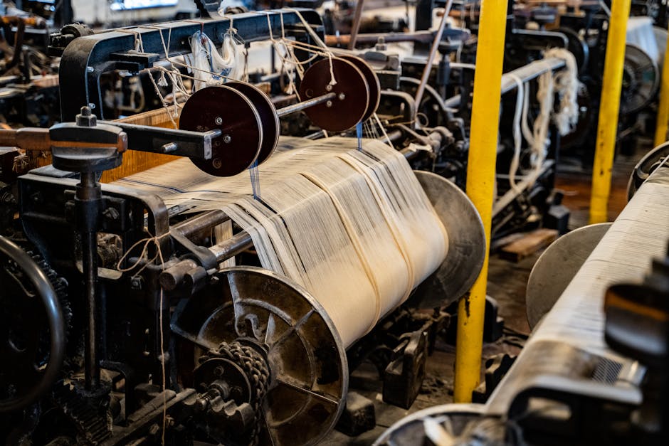 Illustration du métier de Mécanicien / Mécanicienne industrie textile et de l'habillement