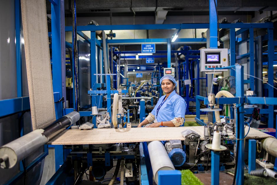 Illustration du métier de Opérateur / Opératrice de fabrication en industrie pharmaceutique