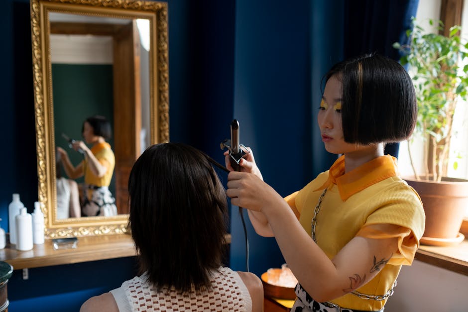 Illustration du métier de Socio-coiffeur / Socio-coiffeuse